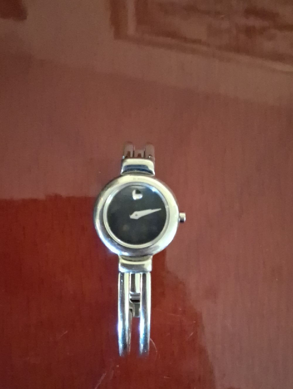 Movado Women's Silver-Tone Bangle Watch